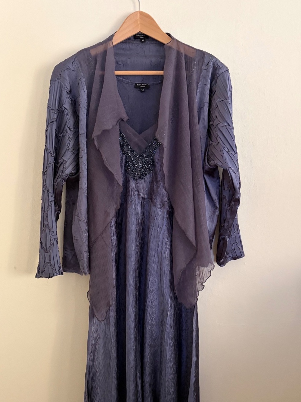 Komarov beaded dress with jacket